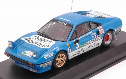Ferrariフェラーリ 308 GTB 1985 No.3 Rally Corte Ingles Zanini Autet / Best-Model 1/43 ミニカー