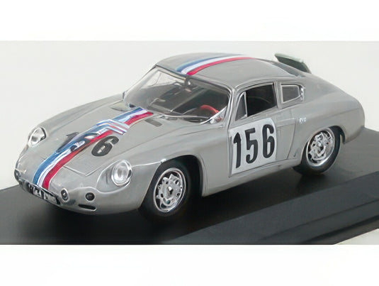 PORSCHE 1600GS ABARTH No.156 ツール・ド・フランス 1961 R.BOUCHET シルバー/ Best-Model 1/43 ミニカー