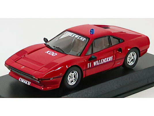 FERRARI 308 GTB COUPE 1983 FEUERWEHR FF WILLENDORF AUSTRIA FIRE ENGINE RED/Best-Model 1/43ミニカー