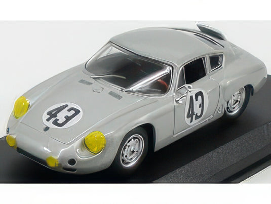 PORSCHE 1600GS ABARTH N 43 SEBRING 1963 E.BARTH SILVER/Best-Model 1/43ミニカー