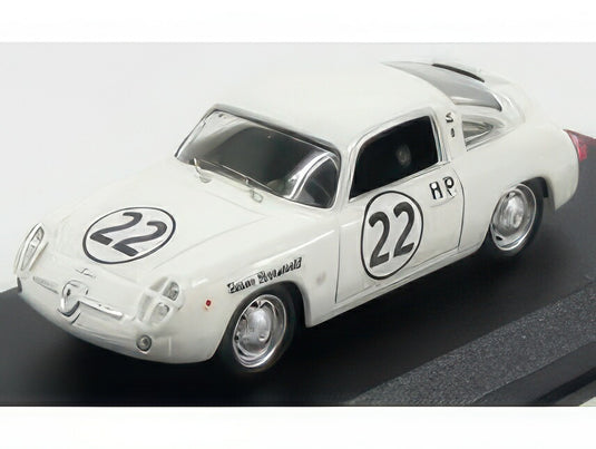 FIAT ABARTH 750 ZAGATO COUPE N 22 SEBRING 1960 RICHARDS CALLANAN WHITE/Best-Model 1/43ミニカー