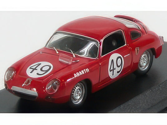 FIAT ABARTH 850S COUPE TEAM ABARTH CIE N 49 24h LE MANS 1960 SPYCHIER FERET RED/Best-Model 1/43ミニカー