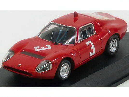 ABARTH OT1300 COUPE N 3 WINNER HOCKENHEIM 1967 T.HEZEMANS RED/Best-Model 1/43ミニカー