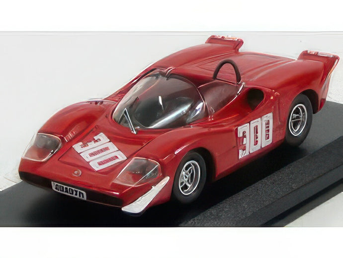 ABARTH 2000S No.300 BOLZANO-MENDOLA 1969 A.MERZARIO レッド/ Best-Model 1/43 ミニカー
