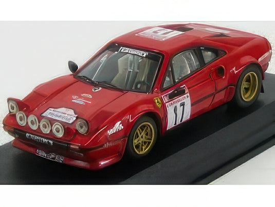 FERRARI 308 GTB N 17 TOUR DE FRANCE 1953 BOUTELOUP PANIC RED/Best-Model 1/43ミニカー