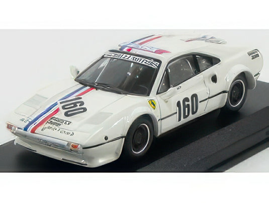 FERRARI 308 GTB COUPE N 160 CAMPIONATO ITALIANO VELOCITA' 1982 M.FINOTTO WHITE/Best-Model 1/43ミニカー