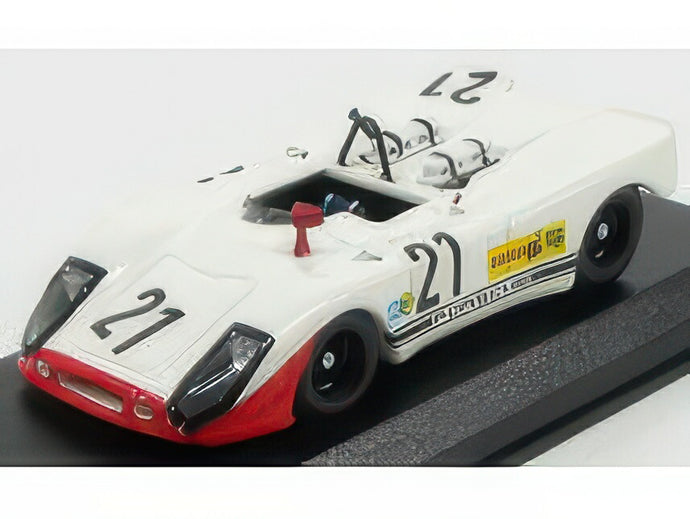 PORSCHE 908/2 FLUNDER SPIDER N 21 HOCKENHEIM 1970 NIKI LAUDA WHITE RED/Best-Model 1/43ミニカー