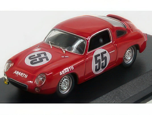 FIAT ABARTH 700S COUPE TEAM ABARTH & CIE N 55 24h LE MANS 1961 P.CONDRILLIER C.FOITEK RED/Best-Model 1/43ミニカー