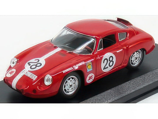 PORSCHE ABARTH SCUDERIA FILIPINETTI No.28 ニュルブルクリンク 1963 KNUNIS/SCHILLER レッド/ Best-Model 1/43 ミニカー
