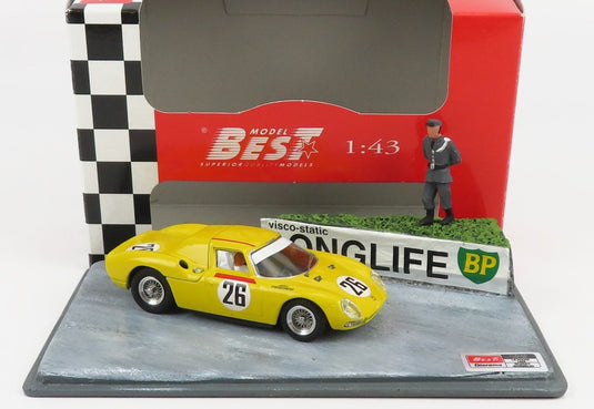 Ferrari 250LM 3.3L V12 ch.n6313 TEAM PIERRE DUMAY 1965 No.26 2nd 24h LE MANS PIERRE DUM / Best-Model 1/43 ミニカー
