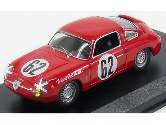 FIAT 750 ABARTH N 62 12h SEBRING 1959 CUSSINI CATTINI RED/Best-Model 1/43ミニカー