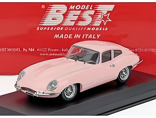 JAGUAR E-TYPE クーペ 1961 リタ・パヴォーネ パーソナルカー ピンク / Best-Model 1/43 ミニカー