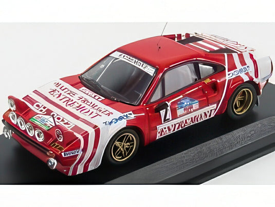 FERRARI 308 GTB gr.4 (ナイトバージョン) N 2 優勝 ラリータルガフローリオ 1981 アンドリュー ティルベ レッド/Best-Model 1/43ミニカー