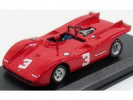 FIAT ABARTH 2000 SPIDER N 3 2nd EUROPEAN 2 LITRE CHAMPIONSHIP SALZBURGRING 1970 D.QUESTER RED/Best-Model 1/43ミニカー