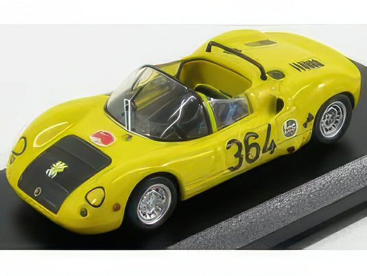 FIAT ABARTH 1000SP SPIDER N 364 ROVERETOASIAGO 1971 M.BALDO YELLOW/Best-Model 1/43ミニカー