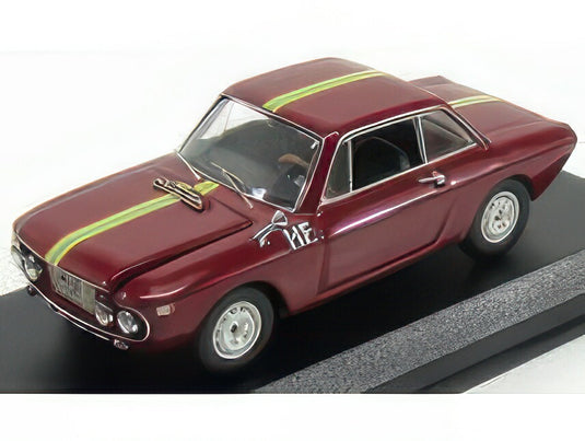 LANCIA FULVIA 1300 HF 1966 RED/Best-Model 1/43ミニカー