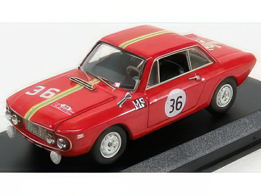 LANCIA FULVIA HF 1.3 COUPE N 36 WINNER RALLY SANREMO 1966 CELLA LOMBARDINI RED/Best-Model 1/43ミニカー