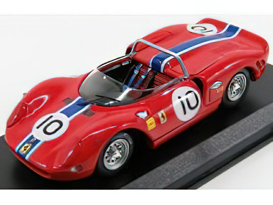 FERRARIフェラーリ 365 P2 ch.0838N 10 3rd CANADA MOTORSPORT 1965 P.RODRIGUEZ  RED/BEST-MODEL 1/43ミニカー