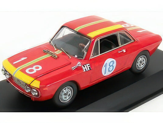 LANCIA FULVIA COUPE 1.3 HF N 18 WINNER CLASS GT 1.3 TARGA FLORIO 1966 CELLA MARZI RED/Best-Model 1/43ミニカー