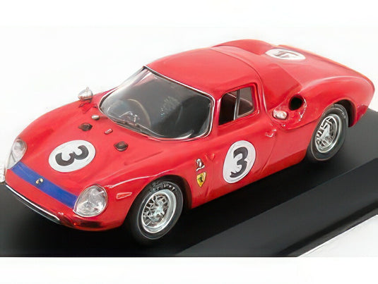 FERRARI 250LM N 3 WINNER 12h SURFERS PARADISE 1966 J.STEWART RED/Best-Model 1/43ミニカー