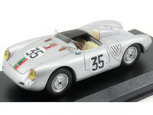 PORSCHE 550 RS N 35 24h LE MANS 1959 KERGUEN LACAZE SILVER/Best-Model 1/43ミニカー