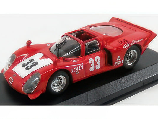 ALFA ROMEO 33.2 N 33 WINNER 3h RIO DE JANEIRO 1969 C.PACE RED WHITE/Best-Model 1/43ミニカー