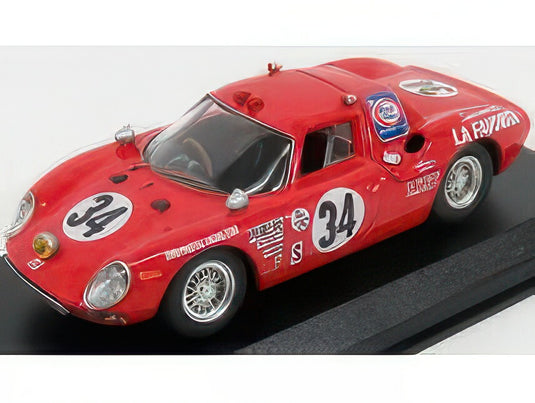 FERRARI 250LM N 34 WINNER CLASS 24h DAYTONA 1968 GUNN ORTEGA MERELLO RED/Best-Model 1/43ミニカー