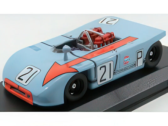 PORSCHE  908/03 N 21 1000km NURBURGRING 1970 RODRIGUEZ  KINNUNEN  LIGHT BLUE ORANGE/Best-Model 1/43ミニカー