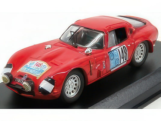 ALFA ROMEO TZ2 N 148 RALLY PERGUSA JOLLY HOTEL 1965 DE ADAMICH LINI RED/Best-Model 1/43ミニカー