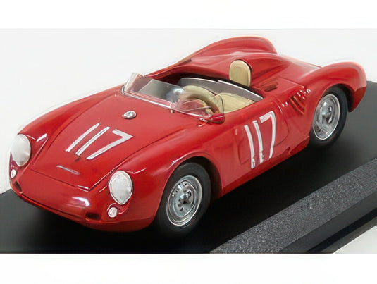 PORSCHE 550 SPIDER N 117 SCCA NATIONAL THOMPSON 1959 J.TROTTER RED/Best-Model 1/43ミニカー