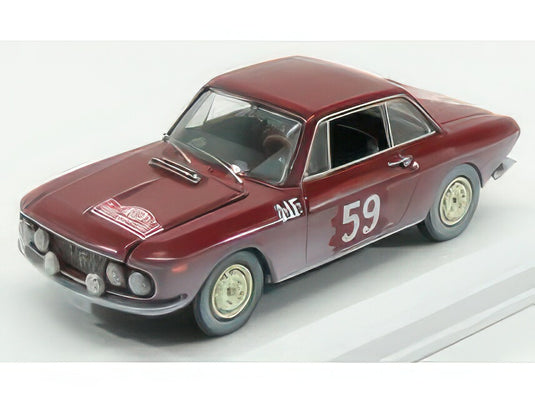 LANCIA FULVIA COUPE 1200HF N 59 RALLY MONTECARLO 1966 CELLA LOMBARDI RED/Best-Model 1/43ミニカー