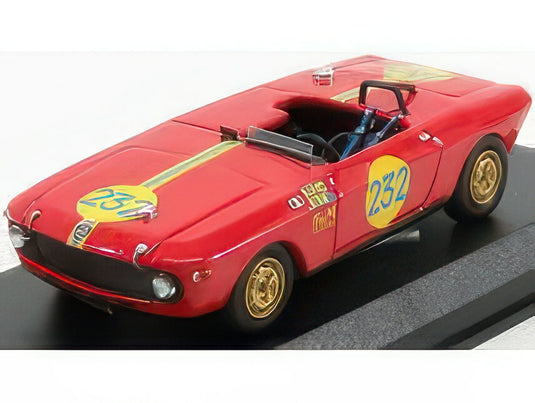 LANCIA FULVIA F&M SPECIAL HF SPIDER N 232 TARGA FLORIO 1969 MAGLIOLI PINTO RED/Best-Model 1/43ミニカー
