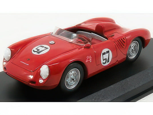 PORSCHE 550 RS SPIDER N 57 WINNER PARAMAUNT RANCH 1957 J.McAFEE RED/Best-Model 1/43ミニカー