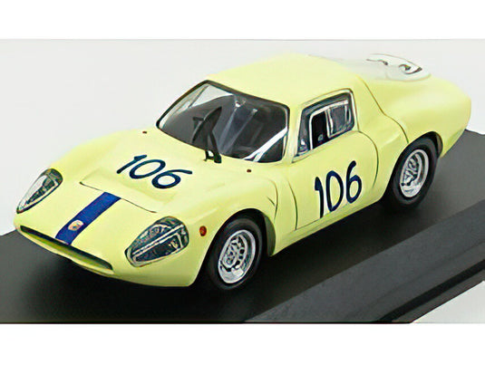 FIAT Abarth OT1300 N 106 タルガフローリオ 1968 ヴィルジリオ/パネピント イエロー / Best-Model 1/43 ミニカー