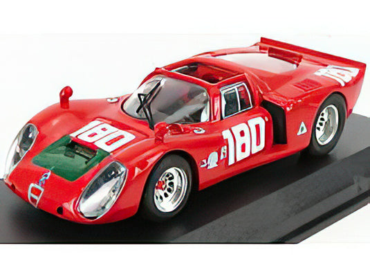 ALFA ROMEO  33.2 N 180 TARGA FLORIO 1969 I.GALLI  N.GIUNTI  RED/Best-Model 1/43ミニカー