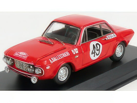 LANCIA FULVIA 1.6 HF COUPE N 49 6th RALLY MONTECARLO 1970 A.BALLESTRIERI D.AUDETTO RED/Best-Model 1/43ミニカー
