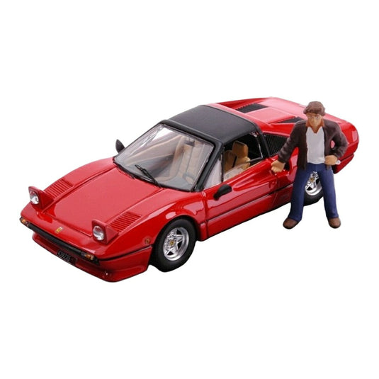 Ferrariフェラーリ 308 GTS Gilles Villeneuve パーソナルカー 1977 フィギュア付き レッド / BEST MODEL 1/43 ミニカー