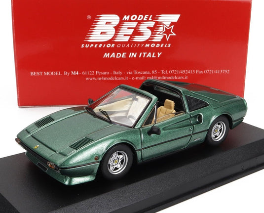 FERRARIフェラーリ 308 GTS 1980 グリーンメタリック / Best-Model 1/43 ミニカー