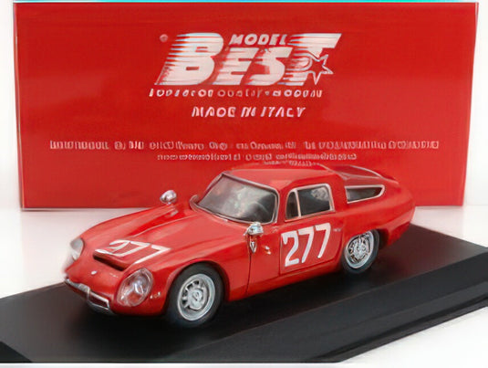 ALFA ROMEO  GIULIA TZ COUPE N 277 COPPA F.I.S.A. MONZA 1963 ROBERTO BUSSINELLO  RED/BBR 1/43ミニカー