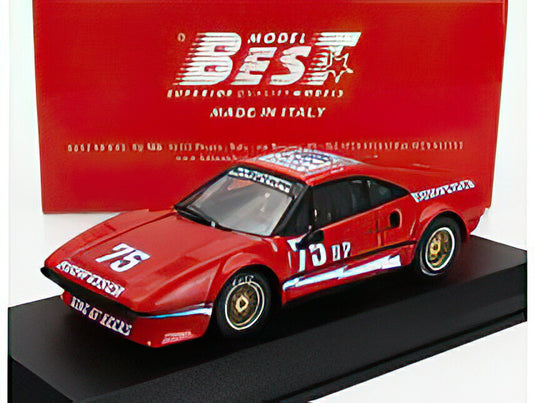 FERRARI 308GTB SCCA 75号車 1978年 TRANS AM チャンピオンシップ PAUL NEWMAN レッド/ Best-Model 1/43 ミニカー