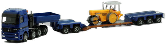 Mercedes Benz Actros LH ローローダー + 荷物/ Herpa 1/87  模型 ミニカー