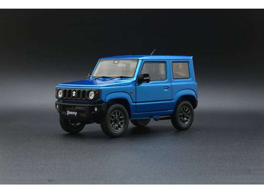 2019 Suzuki Jimny JB64 RHD Japan K バージョン ダイキャストシリーズ 開閉パーツ付き ブリスクブルーメタリック/BM Creations 1/18ミニカー