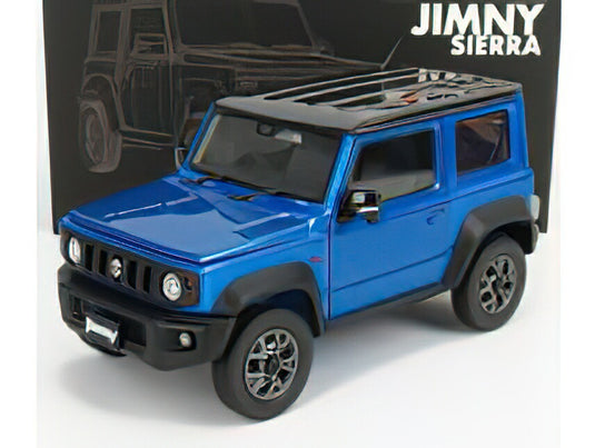 SUZUKI JIMNY JB64 RHD 2019 BRISK BLUE/BM-CREATION 1/18ミニカー