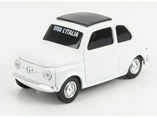 FIAT 500 1965 VIVA L'ITALIA 150th ANNIVERSARIO ITALIA 1861 2011 WHITE/BRUMM 1/43ミニカー