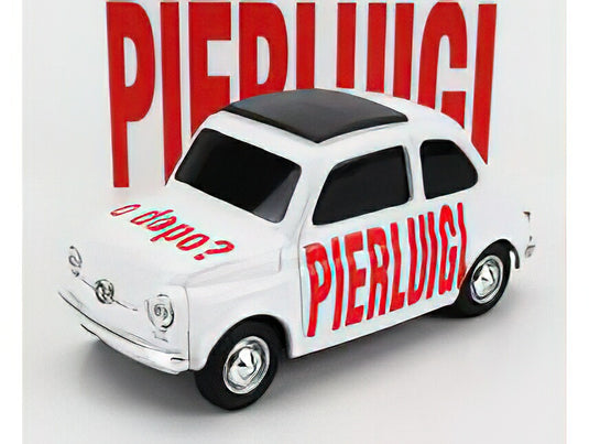 FIAT 500 PIERLUIGI E DOPO? WHITE/BRUMM 1/43ミニカー