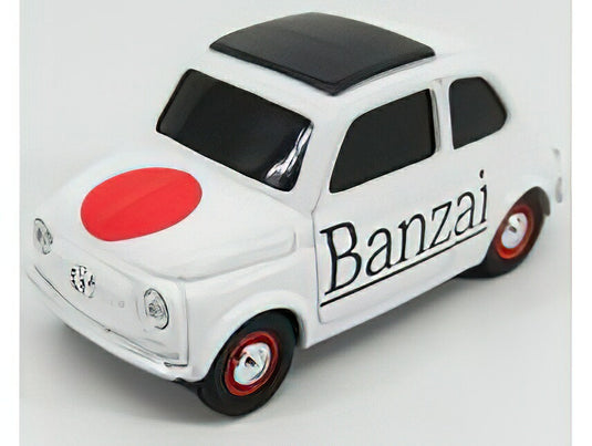 FIAT 500 BRUMS BANZAI 2017 WHITE/BRUMM 1/43ミニカー
