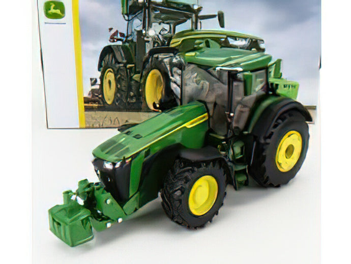 JOHN DEERE - 8R 410 TRACTOR 2020 - GREEN YELLOW/ BRITAINS 1/32 トラクタ 模型