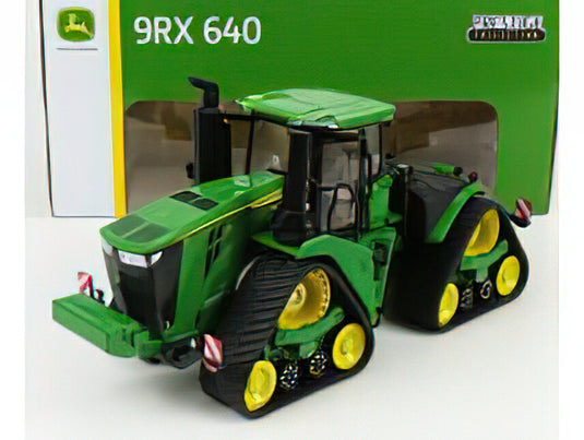 JOHN DEERE - 9RX 640 TRACTOR CINGOLATO 2020 - GREEN YELLOW/ BRITAINS 1/32 トラクタ 模型