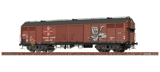 HOゲージ 貨車 Brawa DR Gags-v Fortschritt 有蓋貨車 Era IV DC