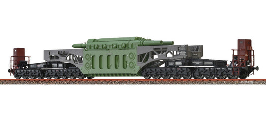 HOゲージ 鉄道模型 Brawa DRG SSt 125 RWE 大物車 Era II DC